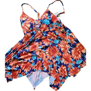 Finwanlo Womens Medium Tropical Swimsuit Top